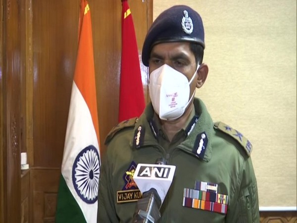 Kashmir Inspector General of Police, Vijay Kumar (Photo/ANI)