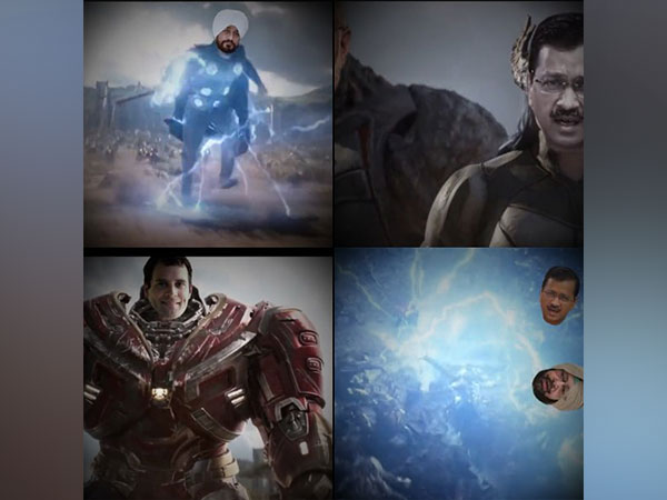 Visuals from the video tweeted by Punjab Congress (Photo/ANI) 