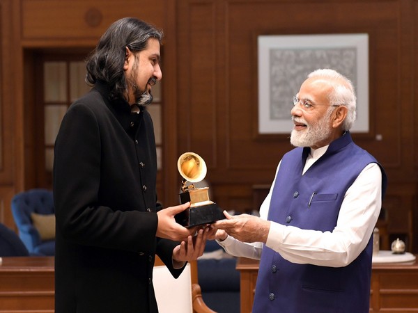 Grammy winner Ricky Kej meeting Prime Minister Narendra Modi (Photo/Twitter/PMO India)
