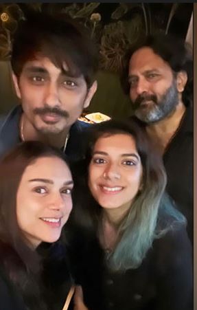 Adorable moments of Aditi Rao Hydari with rumoured boyfriend Siddharth