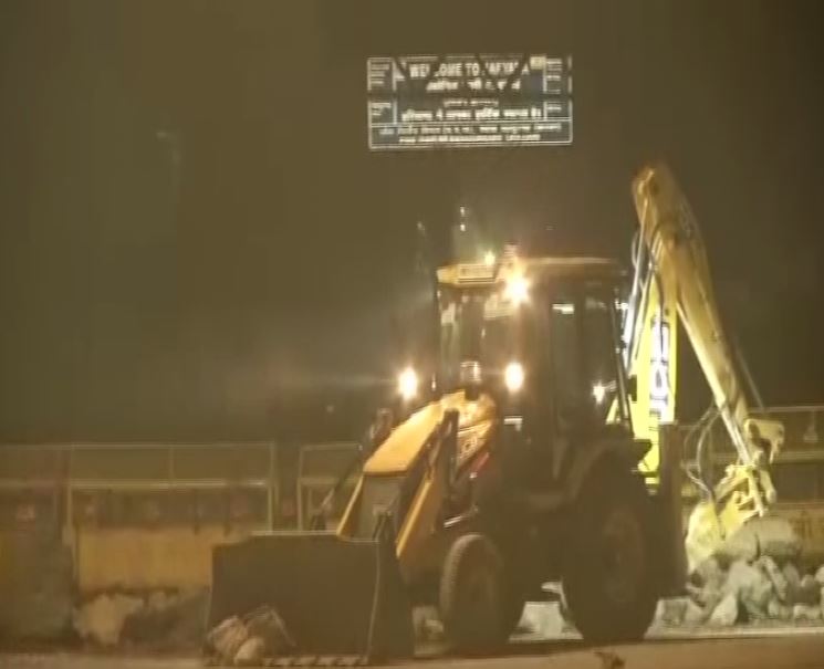 Visual from Tikri border (Photo/ANI)