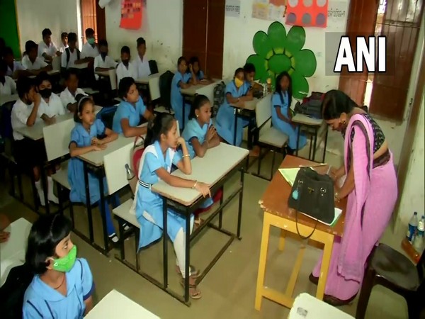 Visual from a school in Bhubaneswar (Photo/ANI)