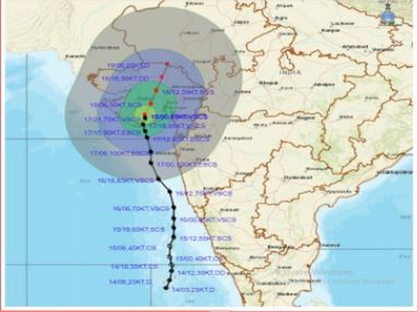 Visual representation of Cyclone Tauktae (Photo/IMD)