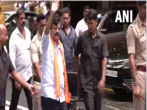 Shiv Sena leader Sanjay Raut arrives at the ED office in Mumbai (File Photo/ANI)