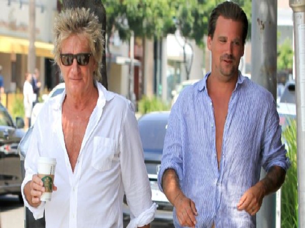 Rod Stewart with son Sean Stewart (Image source: Instagram)