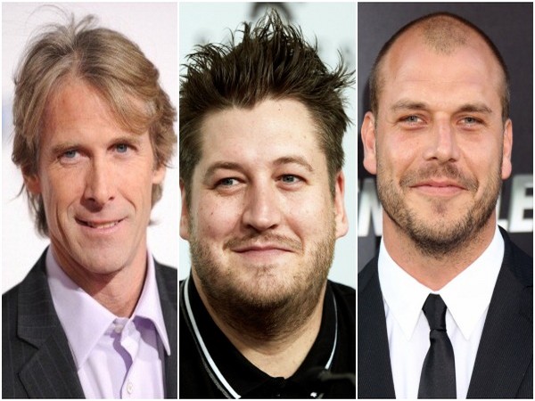 Michael Bay, Gareth Evans, Patrick Hughes (Image source: Instagram)