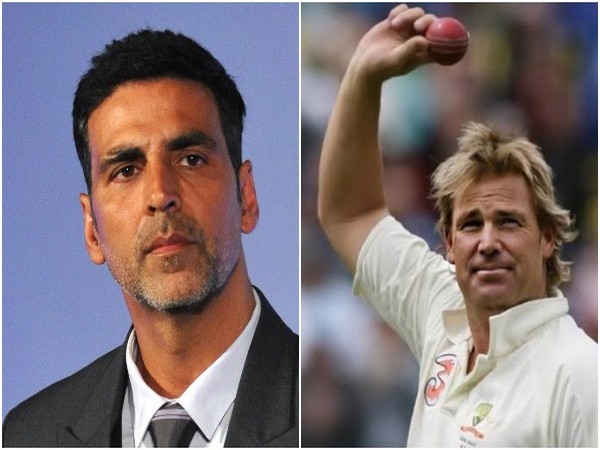 Akshay Kumar, Shane Warne (Image source: Twitter)