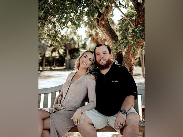 Country Singer Luke Combs with wife Nicole