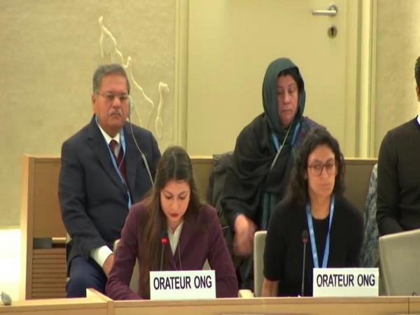 Yoana Barakova, researcher at European Foundation for South Asian Studies (EFSAS) addressing UNHRC meet in Geneva