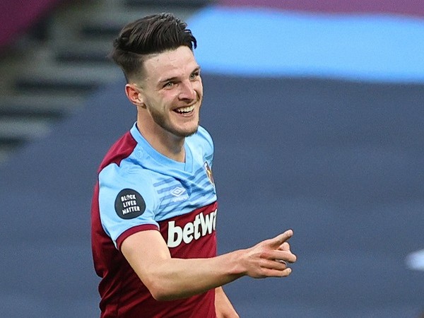 West Ham United midfielder Declan Rice