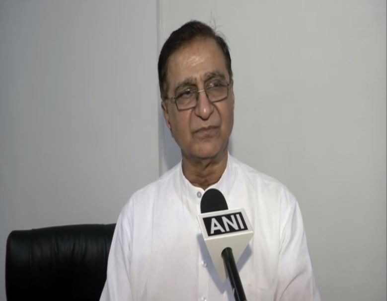 Congress leader Deepak Babaria speaking to ANI in New Delhi on Saturday. Photo/ANI