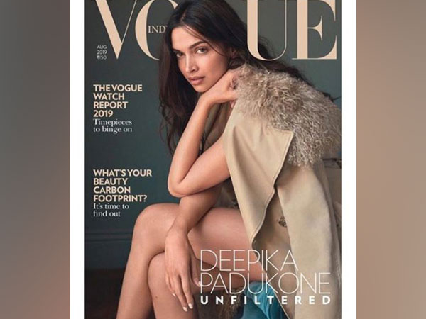 Deepika Padukone as the Vogue India magazine cover girl for August issue (Image courtesy: Instagram)