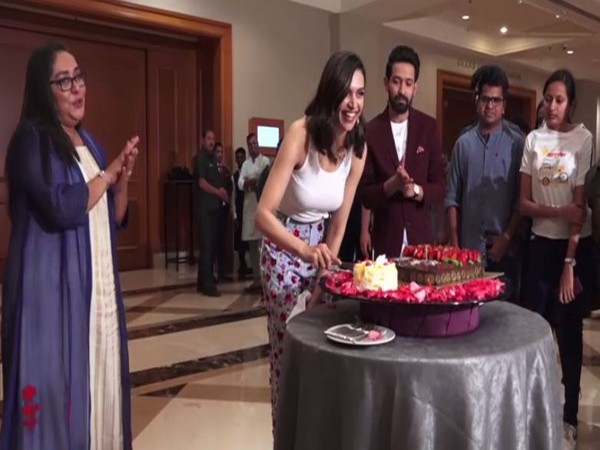 Deepika Padukone during her pre-birthday celebrations in Mumbai (Photo/ANI)