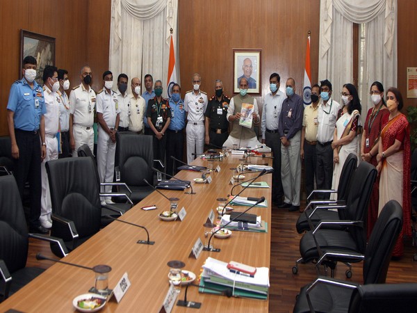 Defence Minister Rajnath Singh unveiling the Defence Acquisition Procedure (DAP) - 2020 in New Delhi on Monday. 