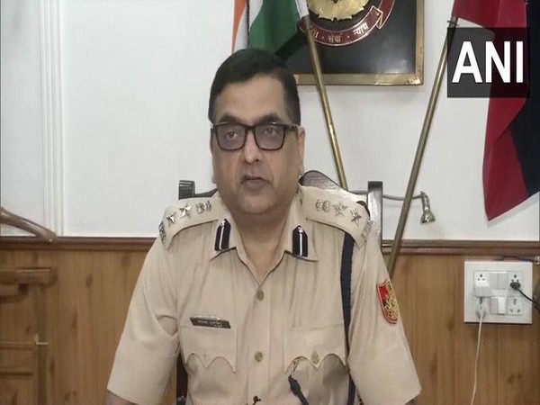 Deepak Purohit, DCP (West) Delhi speaking to reporters on Saturday. 