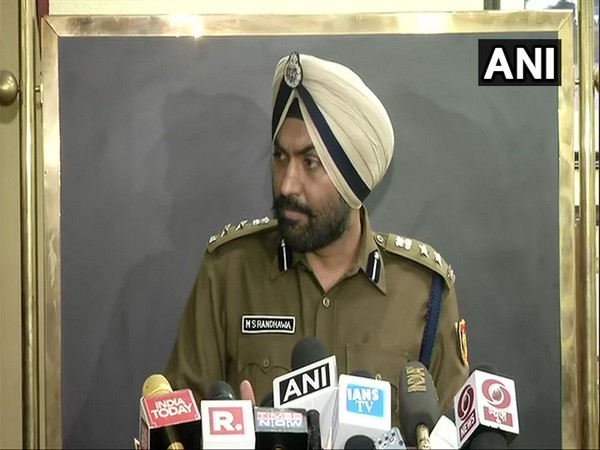Delhi Police PRO, MS Randhawa speaking to reporters on Monday