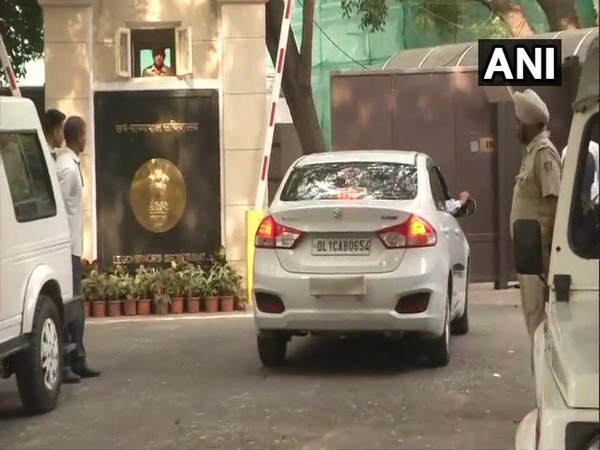 Delhi Police Commissioner Amulya Patnaik reached LG House on Wednesday.