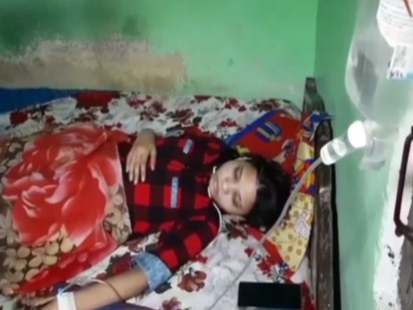 Visual of a Dengue patient in Moradabad's Nagphani (Photo/ANI) 
