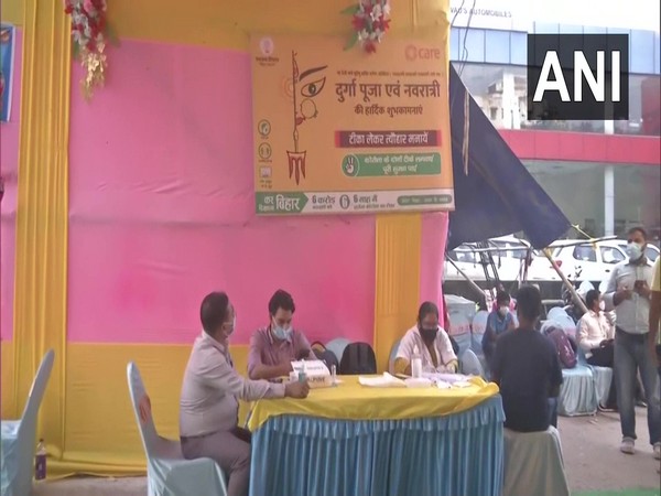 The Bihar government has set up COVID-19 vaccination camps at Durga Puja pandals.
