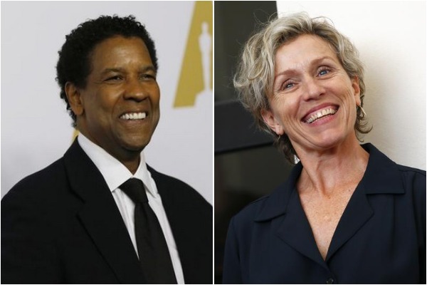 Denzel Washington and Frances McDormand