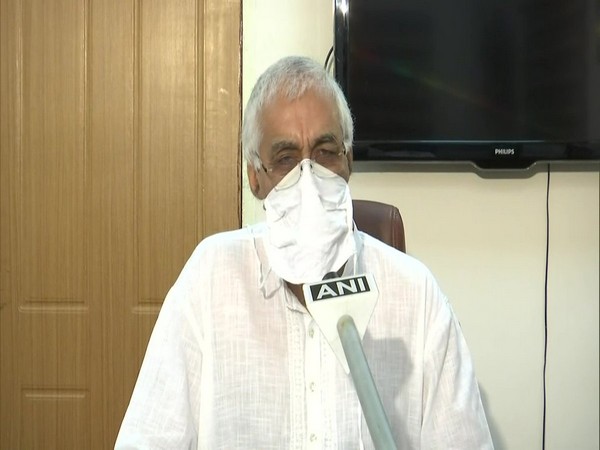 Chhattisgarh Minister TS Singh Deo speaking to ANI in Raipur on Monday.