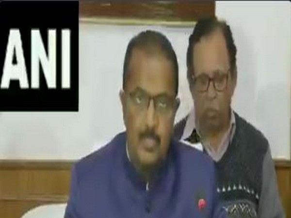 Deepak Kumar, Chief Secretary, Bihar addressing press conference in Patna on Sunday 