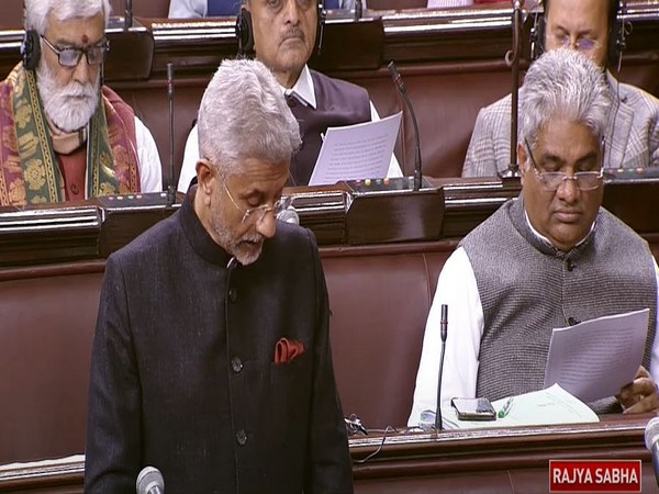 External Affairs Minister S Jaishankar delivering his remarks in Rajya Sabha on the  'Latest Developments in India's Foreign Policy'.