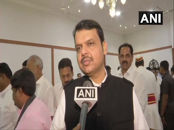 Devendra Fadnavis speaking to ANI after taking oath as Chief Minister of Maharashtra on Saturday.