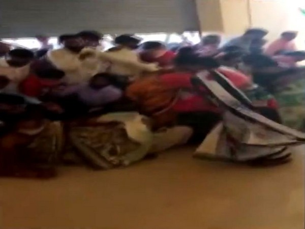 Visuals from the vaccination centre in Madhya Pradesh. (Photo/ANI)