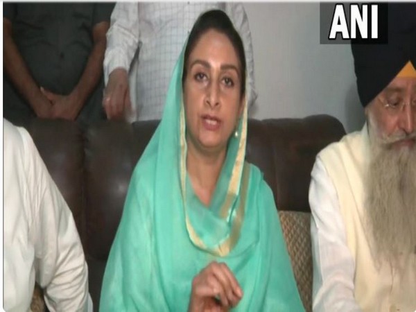 Shiromani Akali Dal leader Harsimrat Kaur Badal slams Captain Amarinder Singh (File Photo/ANI)