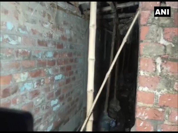 A visual of the site of the explosion.