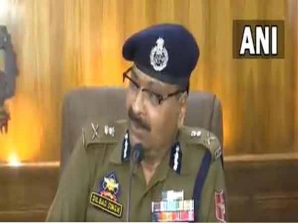 Director General of Jammu and Kashmir Police Dilbag Singh (Photo/ANI)