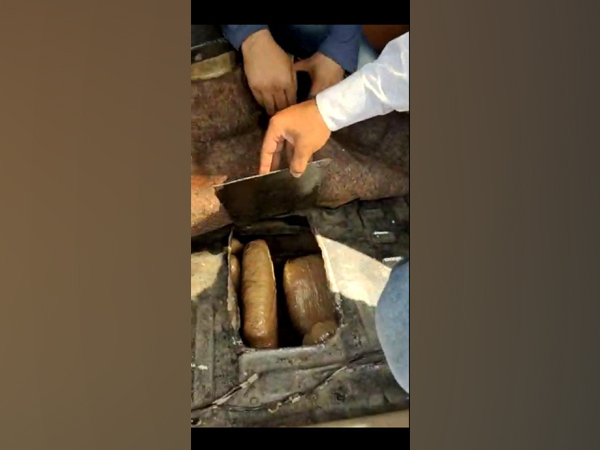 NCB Mumbai seizes 28 kg cannabis from vehicle in Thane (Photo/ANI)