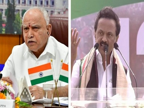 Karnataka Chief Minister BS Yediyurappa (left), Tamil Nadu Chief Minister MK Stalin (right) [File photos]