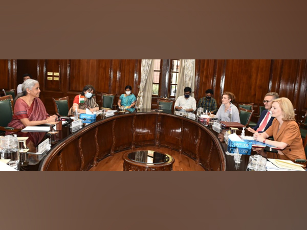 Union Finance Minister Nirmala Sitharaman meeting UK Foreign Secretary Liz Truss on Friday. (Photo:Twitter/Ministry of Finance)