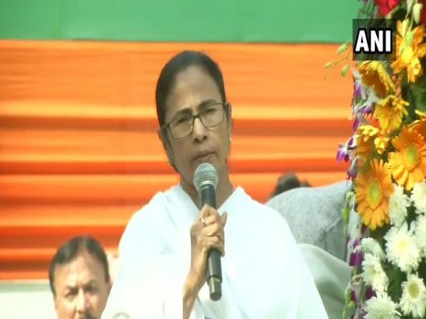 West Bengal Chief Minister Mamata Banerjee speaking in Kolkata in West Bengal on Friday. Photo/ANI