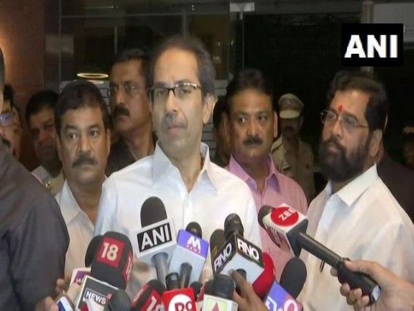 Maharashtra Chief Minister Uddhav Thackeray speaking to media persons in Mumbai on Tuesday. Photo/ANI