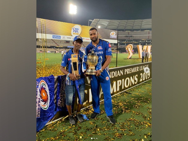 Kieron Pollard with his father (Photo/ Kieron Pollard Instagram)