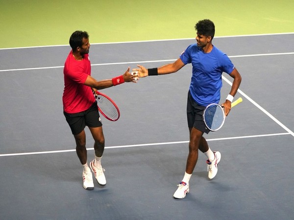 Sriram Balaji and Vishnu Vardhan (Photo: Tata Open Maharashtra)