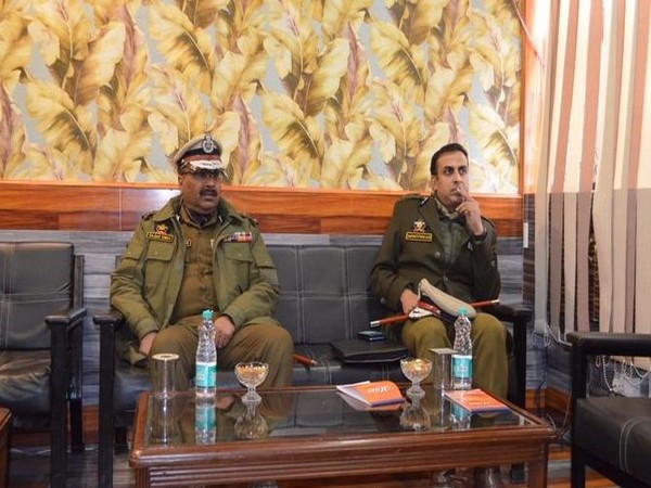 Director General of Police Dilbag Singh in Kupwara in Jammu and Kashmir on Wednesday. Photo/ANI