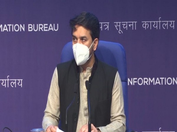 Union Information and Broadcasting Minister Anurag Thakur (Photo/ANI)