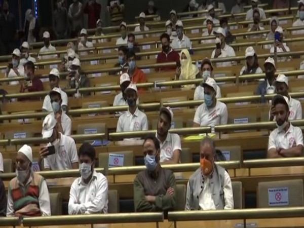 A send-off ceremony was held in Srinagar