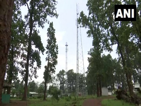 Visual of tower from Abujhmad in Chhattisgarh (Photo/ANI)