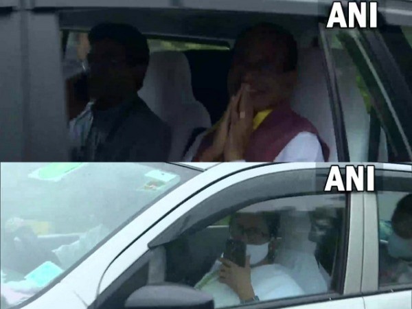 Chief Ministers of MP and West Bengal (Photo/ANI)