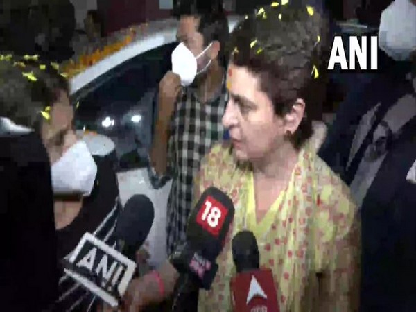 Congress General Secretary Priyanka Gandhi Vadra (Photo/ANI)