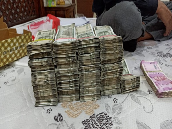 The recovered cash in ACB's raid. (ANI)