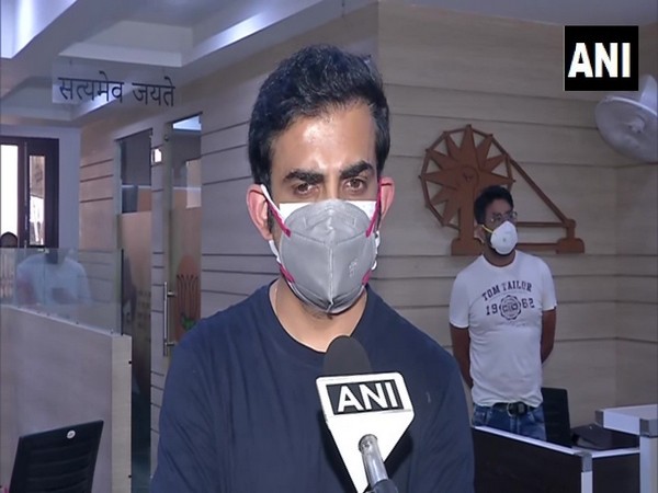 BJP MP Gautam Gambhir speaking to ANI.