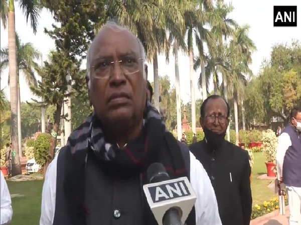 Leader of Opposition in Rajya Sabha Mallikarjun Kharge (Photo/ANI)