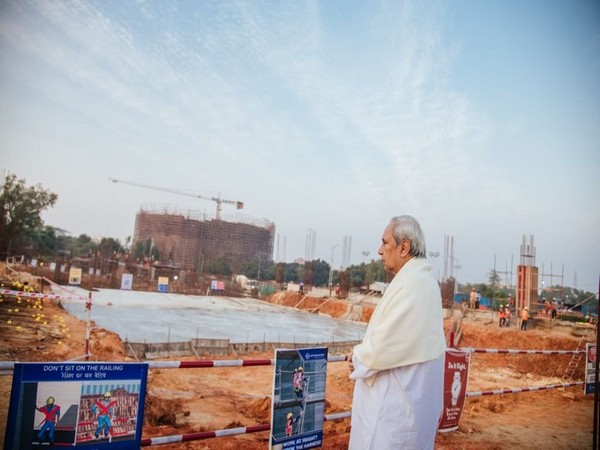 Odisha Chief Minister Naveen Patnaik at  Kalinga Stadium. (Photo/ANI)