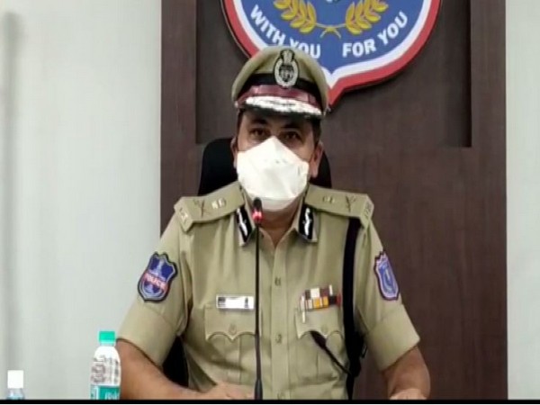 Telenagan police offical during PC (Photo/ANI)